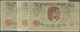 03150 Ukraina / Ukraine: Large Set With 26 Banknotes 50 Karbovantsiv ND(1918), P.5a All With Block Letters AK I And Seri - Ukraine