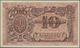 03183 Ukraina / Ukraine: 10 Karbovantsiv ND(1919) P. S293, One Light Center Fold, Condition: XF To XF+. - Ukraine