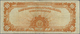 03413 United States Of America: 10 Dollars 1922 GOLD CERTIFICATE P. 274, Used With Folds And Creases, Minor Border Tears - Autres & Non Classés