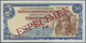 03471 Uruguay: 50 Pesos 1939 Specimen P. 38s, Zero Serial Numbers, Red Specimen Overprint, Light Handling In Paper, Cond - Uruguay