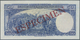 03471 Uruguay: 50 Pesos 1939 Specimen P. 38s, Zero Serial Numbers, Red Specimen Overprint, Light Handling In Paper, Cond - Uruguay