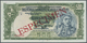 03473 Uruguay: 500 Pesos 1939 Specimen P. 40s, Zero Serial Numbers, Red Specimen Overprint, Light Handling In Paper, Con - Uruguay