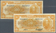 03487 Venezuela: Set Of 2 Notes 500 Bolivares 1958 & 1956 P. 37b, The 1958 Dated Note With Crisp Paper And Folds, Minor - Venezuela