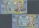 03506 Western Samoa / West-Samoa: Pair Of The 2 Tala ND(1990) Commemorating The Golden Jubilee Of Service Of Head Of Sta - Samoa