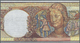 03531 Testbanknoten: Partial Print Of W.A.S. 10.000 Francs In Black Color On A Specimen Note Of Banque De France. The Sp - Fictifs & Spécimens