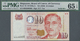 03566 Singapore / Singapur: Large And Rare Set Of 10 Pcs 10 Dollars ND(1999) P. 40, All With Special Numbers And All PMG - Singapore