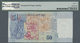 03567 Singapore / Singapur: 50 Dollars ND(1999) P. 41a With Special Serial Number 0JW444444, PMG Graded 65 Gem UNC EPQ. - Singapour