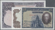 03569 Spain / Spanien: Set Of 3 Notes Containing 25 Pesetas 1928 (UNC), 500 Pesetas 1976 (F-) And 100 Pesetas 1970 (UNC) - Autres & Non Classés