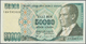 03740 Turkey / Türkei: 1974/1997 (ca.), Ex Pick 187-206, Quantity Lot With 1526 Banknotes In Good To Mixed Quality, Sort - Turquie