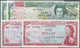 03799 Alle Welt: Nice Carribean Collection With 6 Banknotes In UNC Condition Comprising ECS 1 And 2 X 5 Dollars ND(1965) - Autres & Non Classés