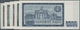 04054 Deutschland - DDR: 5 - 100 Mark 1964, Dritte Banknotenserie Der DDR, Komplette Serie Mit 5 Kassenfrischen Scheinen - Autres & Non Classés