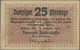 04067 Deutschland - Nebengebiete Deutsches Reich: 25 Pfennige 1923 P. 36, Mittelfalte, Keine Risse Oder Löcher, Festes P - Autres & Non Classés