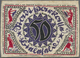 04094 Deutschland - Notgeld Besonderer Art: Bielefeld, 25 Mark, 2.4.1922, Seide, Druck Ocker Statt Orange, Ohne Rundstem - Autres & Non Classés