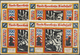 04096 Deutschland - Notgeld Besonderer Art: Bielefeld, 500 Mark, 21.10.1922, Seide, 3 Scheine Mit 1., 2. Und 3. Strophe - Autres & Non Classés