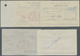 04106 Deutschland - Briefmarkennotgeld: ELSASS: 1914/18 Mühlhausen, 1. Serie Von 1914mit 5 Scheinen 50 Pfg. Bis 5 Mk., T - Autres & Non Classés