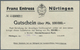 04317 Deutschland - Notgeld - Württemberg: Nürtingen, Franz Entress, 100 Tsd. Mark, 20.8. (gestempelt) 1923, Mit KN , Oh - [11] Emissions Locales
