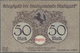 04363 Deutschland - Notgeld - Württemberg: Stuttgart, Stadt, 50 Mark, O. D. - 1.2.1919, Ohne KN Und Prägestempel, Mit Ro - [11] Emissions Locales