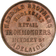 05021 Australien: Penny-Token 1858, Fa. Harrold Brothers / Adelaide, South Australia; Seated Justice / Legend; Rare In T - Autres & Non Classés