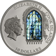 05036 Cook Inseln: WINDOWS OF HEAVEN: Franziskanerkirche "Schöpfungsfenster", 10 Dollars 2012, 50g 925er Silber, Im Schw - Cook