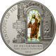 05037 Cook Inseln: WINDOWS OF HEAVEN: Isaakskathedrale St. Petersburg "Auferstehungsfenster", 10 Dollars 2012, 50g 925er - Cook