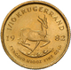 05059 Südafrika: 1/10 Unze "Krügerrand" 1982, Gold 916er; 3,39 G, Stempelglanz. - Afrique Du Sud