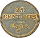 05101 Frankreich: Directoire 1795-1799: 25 Centimes L' An 3, Prägestätte Brüssel (Dep. Dyle), Bronze, Durchmesser 24 Mm, - Autres & Non Classés