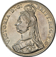 05122 Großbritannien: Victoria 1837-1901: Lot 3 Proben; Kupfer-Nickel Abschläge Der 2 Pounds 1887 (12 G) Und 2 X 1893 (b - Autres & Non Classés