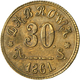 05149 Polen: Unter Russischer Herrschaft, Alexander II. 1855-1881: Dabrowa - Messing-Token "30 Kopeken 1861", Zum Erwerb - Pologne