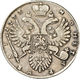 05163 Russland: Anna 1730-1740: 1 Rubel 1735; 24,9 G, Davenport 1671, Gereinigt, Min. Klebefilmreste, Fast Sehr Schön. - Russie