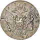 05166 Russland: Elisabeth 1741-1762: 1 Rubel 1657; 26,3 G, Randschrift, Davenport 1679, Klebefilmreste, Schrötlingsfehle - Russie