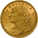 Delcampe - 05195 Schweiz - Anlagegold: Lot 3 Stück; 3 X 20 Franken 1927 B, 1930 B, 1935 B, Gold, Vorzüglich. - Autres & Non Classés