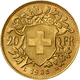 05196 Schweiz - Anlagegold: 20 Franken 1935 B (Vreneli), KM 35, Vorzüglich. - Autres & Non Classés