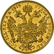 05316 Haus Habsburg: Franz Joseph I. 1848-1916: Lot 4 Goldmünzen; 8 Florin 1892 (2x) + 4 Florin 1892 + 1 Dukat 1915, All - Autres – Europe