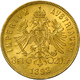 Delcampe - 05316 Haus Habsburg: Franz Joseph I. 1848-1916: Lot 4 Goldmünzen; 8 Florin 1892 (2x) + 4 Florin 1892 + 1 Dukat 1915, All - Autres – Europe