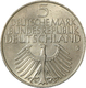 05413 Bundesrepublik Deutschland 1948-2001: 5 DM 1952 D, Germanisches Museum, Jaeger 388, Feine Kratzer, Vorzüglich. - Autres & Non Classés