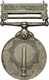 05467 Medaillen Alle Welt: Indien: Militärverdienstmedaille; General Service Medaille "NAGA HILLS"; 36 Mm, Mit Schließe, - Non Classés