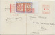 1935 - CARTE ILLUSTREE (VOIR DOS) Avec EMA + VIGNETTE De L'EXPO PHILATELIQUE De ORLEANS (LOIRET) => REIMS - Briefmarkenmessen