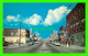 NORTH BAY, ONTARIO - MAIN STREET LOOKING WEST FROM WYLD STREET - ANIMATED WITH OLD CARS - WORLD WIDE SALES - - North Bay