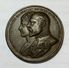 CORONATION MEDAL (1902) - COUNTY Of WORCESTER  - Edward VII And Alexandra (Bronze / 39mm) - Royaux/De Noblesse