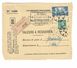 Devant D'enveloppe De Valeurs à Recouvrer Bourges 10/07/1939 Timbre 2,25F Centenaire Photographie + 25 C Mercure TTB - 1921-1960: Modern Period