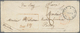 Br Aden: 1849 Small Stampless Cover From Aden To France Via Suez Bearing Red Rect. Framed "ADEN/Paid (8as)" H/s In Red + - Yemen
