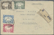 Br Aden: 1938 Registered Cover From Aden To DJIBOUTI, Franked 1937 Dhows 3a., 2½a., 1a. And 9p. Tied By "ADEN/REG./7 APR - Yemen