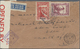 Br Aden: 1942. Air Mail Envelope Addressed To Aden Bearing Portuguese Colonies, Mozambique SG 363, 1e Orange And SG 365, - Yémen