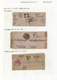 Br Afghanistan: 1880's: Six Native Covers (one Back Only) All Franked 1 Abasi (various Colors) Of 1881/1884 Circulars. - Afghanistan