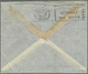 Bahrain: 1936, 1/2 A., 1 A., 2 As., 3 As. (2) Tied "BAHRAIN AIR 30 MY 36" To Air Mail Cover To Oklahoma City/USA, "PARIS - Bahreïn (1965-...)