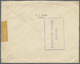 Br Bahrain: 1938 Airmail Cover To The U.S.A. Franked By 1933-37 KGV. 2r. And 2a. Strip Of Three In Combination With 1938 - Bahrain (1965-...)