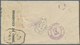 Br Bahrain: 1944 Registered And Censored Cover To Elizabeth, New Jersey, U.S.A. Franked By KGVI. 2a., 8a. And 3p. Pair T - Bahrain (1965-...)