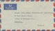 Br Bahrain: 1953. Air Mail Envelope Addressed To The United States Bearing SG 57, 6a On 6d Purple (2) And SG 83, 2a On 2 - Bahrain (1965-...)