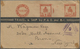 Br Birma / Burma / Myanmar: 1939 Rangoon Meter Stamps 1a. And 2½a. With "RANGOON G.P.O.*M.M.&Co. R-13" In Double-circle - Myanmar (Burma 1948-...)