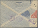 Br Birma / Burma / Myanmar: 1941. Registered Air Mail Envelope (back Some Faults) Addressed To The United States Bearing - Myanmar (Burma 1948-...)